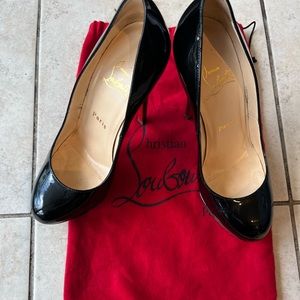Christian Louboutin Bianca Patent Leather Pumps